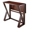 Contemporary Home Living 39.25" Walnut Brown Contemporary Drop Leaf High Table